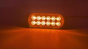 12LED Strobe Hazard Beacon Car Emergency Flashing Side Marker Light Warning Signal Tail lights for Trailer Trucks Boat 12-24V
