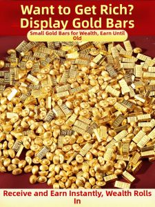 YISHUIGE | Wealth Attracting Golden Ingot Replica