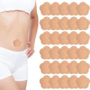 Replacement Disposable Castor Oil Pack Self-adhesive Adhesive Navel Stickers Seepage Resistant Belly Button Protectors 50pcs