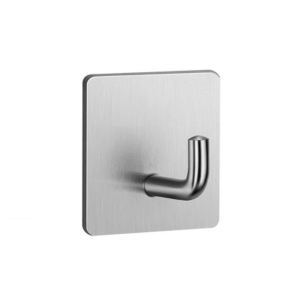 3PCS 304 ตะขอกาวสแตนเลสกันน้ำเหมาะสำหรับห้องน้ำห้องครัวบ้านและอื่น ๆ ตะขอกาวผนังอเนกประสงค์ ตะขอไฟกลางแจ้ง