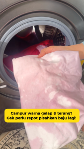 QUA CUBIC Color Catcher 150PCS Kertas Penyerap Warna Pakaian Anti Luntur & Noda Untuk Laundry