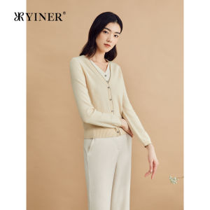Wool & Cashmere Double Layer V-Neck Knit Sweater