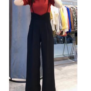Slim Fitting Versatile Women Knitted T-Shirt and Jumpsuit Set