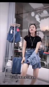 Quần Short Denim jean nữ Quần Ống Rộng 5 Điểm Rộng Rãi Tôn Dáng Gầy Cạp Cao Mẫu Mới 2024 Mùa Hè Cho Nữ Phong Cách Mát Mẻ Ngọt Ngào (KHÔNG KÈM NỊT)