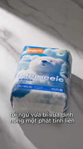 Bäng ve sinh dang quàn Memeeie 30 miếng siêu mòng thấm hút tốt chóng tràn hiệu quả chống hôi hiệu quả thấm hút thoáng khí