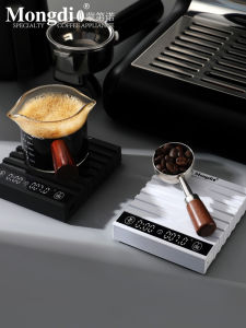 Mongdio Mini Coffee Electronic Scale Hand-Poured Coffee Bean Timer Italian Style Coffee Maker Smart Scale Kitchen Tool