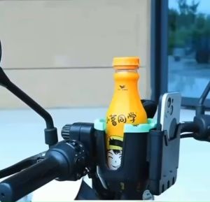gdplus 2in1 Motorcycle / Bike Water Cup Holder with Phone Holder (Motor Cup Holder)