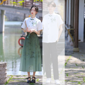 เสื้อผ้าการแสดงร้องเพลงบนเวทีสำหรับนักเรียนมัธยมต้นและมัธยมต้นสไตล์จีนใหม่ ชุดการแสดงสำหรับนักเรียนชั้นมัธยมปลาย ชุดการแสดงกลุ่ม