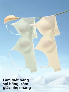 Miiow | Cat Woman Underwear Thin Youth Female Gather Small Chest Invisible Rabbit Ear Bra No Trace Summer Anti-Sagging Wireless Bra