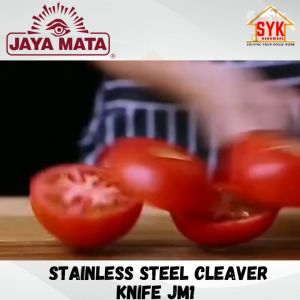 SYK Jaya Mata JM1 8Inch 1Pcs Stainless Steel Cleaver Knife Meats Vegetables Chopper Slicing Kitchen Knife Pisau Daging
