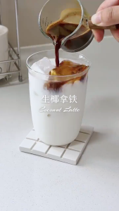 Coconut Milk Coffee Powder Healthy Energy Coffee Mix No Added Sugar