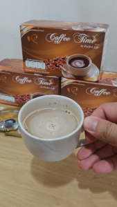 กาแฟเพื่อสุขภาพ คอฟฟี่ ไทม์ 18in1 ( ชุด 1 กล่อง + แถมฟรี 1​ ซอง​ )  หอม อร่อย กลมกล่อม สุขภาพเน้นๆ