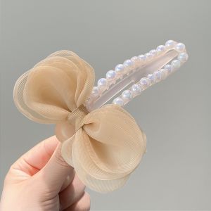 Kẹp tóc mẫu mới 2022 kẹp nơ sau đầu bản to hỗ trợ búi tóc tạo kiểu phong cách Hàn Quốc