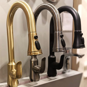 kimmex DM Pull Out Kitchen Sink Mixer Tap (Satin) (KM7017CP) || Kitchen Faucet || Kitchen Sink Tap || Sink Tap || Kitchen Tap || Paip Singki || Paip Air || Kepala Paip Panas Sejuk  || Peralatan Dapur || 洗碗槽冷热水龙头 || Kim Company