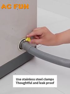 ACFUN Washing Machine Drain Hose Outlet Water Pipe Stretchable Ripple Drainage Pipe Drain Hose Universal Accessories