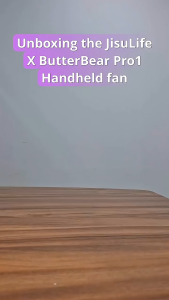 JISULIFE × ButterBear Pro 1 Handheld Fan 5000mAh 100 Wind Levels USB-C Rechargeable Fan