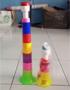 R. Toys isi 6pcs terompet tahun baru harga grosir terompet keliling terompet suara kencang terompet tahun baru