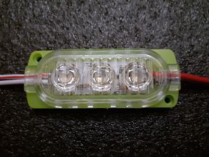 lampu led kedip tanpa modul 3 mata dc 12 - 24 volt motor mobil truk dan bus