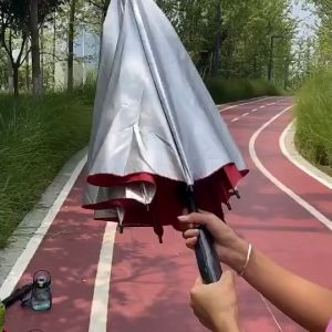 SHENAR payung korea transparan lipat polos/Payung Golf Jumbo Besar Otomatis Payung Jumbo Premium Mewah Otomatis Kuat Kokoh Rangka Fiber