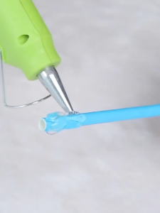 Combo 10 Cây Keo Nến Kim Tuyến Và Trơn Nhiều Màu - Keo Silicon Lấp Lánh Dùng Máy Bắn Keo Trang Trí Handmade DIY Làm Thiệp Hộp Quà