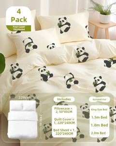 Disposable Bed Sheet Cover Pillowcase Duvet Cover Travel Hotel Double Four-Piece Set Travel Supplies Thickened Dirt-Resistant Portable