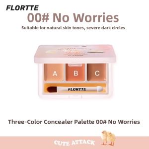 Flortte | Facial Concealment Concealer Palette Brightening