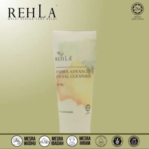 REHLA HYDRATING FACIAL CLEANSER (50ML) | Rehla Skincare | MESRA IBADAH MESRA WUDUK & MESRA IHRAM