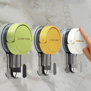 Strong Vacuum Suction Hooks Traceless No-Drilling Adhesive for Home Bathroom Kitchen Door Back Toilet Area Purpose Strong Hold