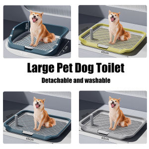 AP AIMAYAPET Pet Potty Tray Dog Training Toilet with Fence Wall Cover Detachable Anti-Splash Potty Toilet Potty Tray Potty Toilet