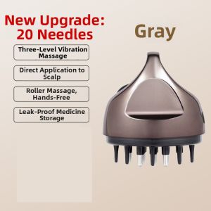 Scalp Massager Comb with Essential Oil Applicator
