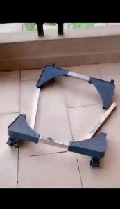 4 Foot Wheel Adjustable Bracket Stand Furniture Moving Equipment (washing machine refrigerator)