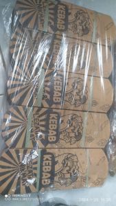 bungkus kebab coklat craft 100pcs