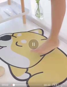 Cartoon Floor Mat Bedroom Kitchen Door Mat Super Absorbent Anti Slip Bathroom Mat