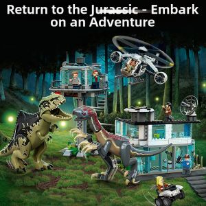 Boys Dinosaur Theme Building Blocks Gift