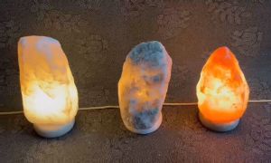 LAMPU GARAM ( HIMALAYAN NATURAL CRYSTAL SALT LAMP 2-3KG & 4-5KG ) **FULL SET**