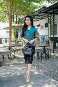 batik Wallet ijo-- atasan batik wanita mewwah modis cantik