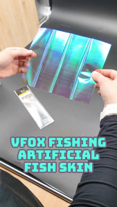 VFOX Artificial Fish Skin Assist Hook Skirt for LURE JIG JIGGING for FISHING HOOK