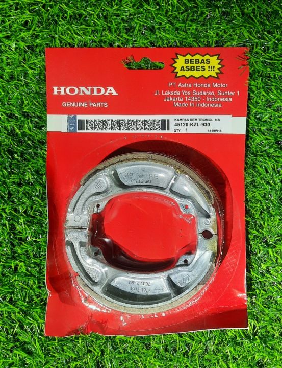 GENUINE HONDA CLICK BRAKE SHOE ( REAR ONLY ) 150 125 V2 V3 Premium