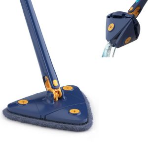 JNL Extended Triangular Mop 360 Rotation Twist Wringing Type Window Glass Cleaning TBTZ
