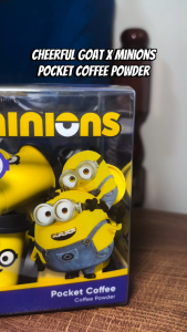 CheerfulGoat × Minions Pocket Coffee – 100% Arabica Freeze-Dried No Sugar No Additives Nutri-Grade A15+1 Tumbler Bundle with FREE Minions Tumbler Set15Pcs