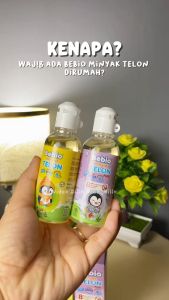 Bebio Minyak Telon Rice Bran Ceramide Original / Minyak Telon Plus 60ml Hypoallergenic Minyak Bayi