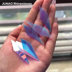 Hạt Kim Tuyến Hình Lá Lớn JUNAO 20g 10x40mm Chất Liệu PVC Thân Thiện Với Môi Trường Màu AB Trong Suốt Dùng Cho May Vá Thủ Công.