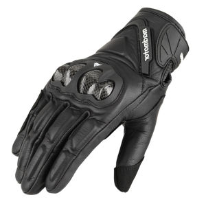 Motorcycle Safety Protective Gloves Carbon Fiber Leather