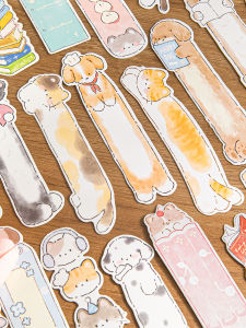 Cute Cartoon Animal Bookmark Creative Book Page Clip Cat Dog Shape Elementary And Middle School Students Stationery Business Supplies