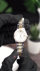 Jam Tangan Wanita BONIA Elegance B10784-2115S Silver Dial Dual Tone Stainless Steel Strap