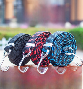 Motorbike Trunk Ratchet Tie down Latex Wire Electric Car Strapping Tape Luggage Rope Elastic Elastic String Express Sling