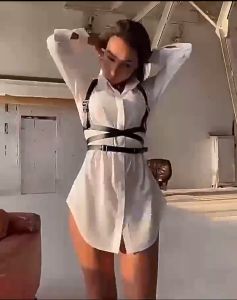 Body Belt Harness Fashion Gothic Metal Style Harajuku Korean Kpop Bodybelt Wanita Pria Aksesoris Kostum