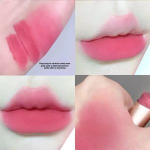 Mauve Pink Lipstick Matte Olive Skin Candy Color Tulip Pink Lip Glaze Korean Fashion Long-lasting Color Boost Non-smudge