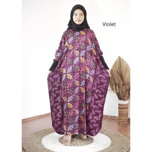 PROMO FREE ONGKIR Baju Gamis Muslimah Kaftan Batik Cap Rayon Tebal Premium Murah Terlaris Terbaru