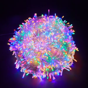 BEAUTY IN THE LIGHT | Green LED Flashing String Lights